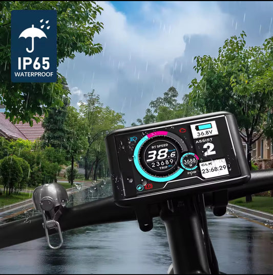 UKC1 Color LCD Display for Electric Bikes – SM & WP Plug Options | Upgrade for SW900 | Compatible with 36V/48V