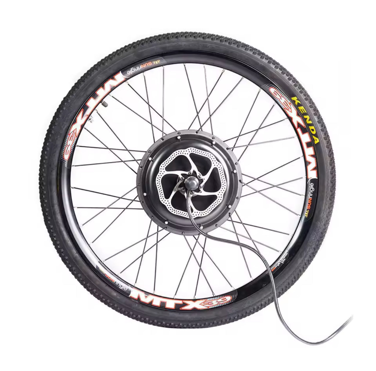 1500W E-bike conversion kit rear hub motor mtx rim 26 27.5 29inch with 48v 18ah battery - OFF ROAD USE ONLY